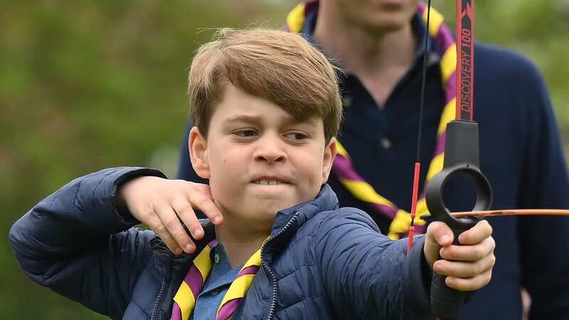 Prince George has been training for his own triathlon at school (Image: Getty Images)