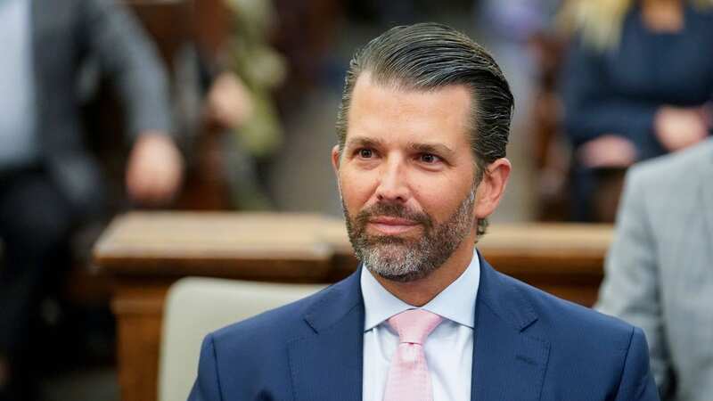 Donald Trump Jr. waits to testify in New York Supreme Court in his father