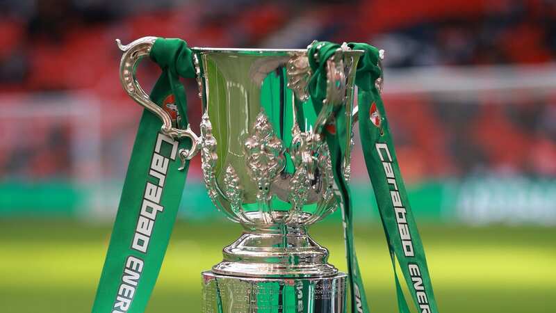 The Carabao Cup trophy the sides are striving for (Image: Eddie Keogh/Getty Images)
