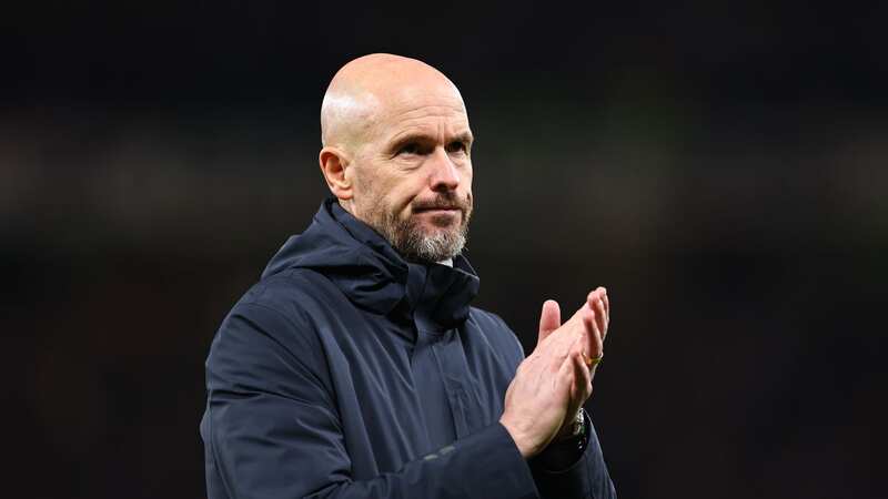 A dejected Erik ten Hag after Manchester United