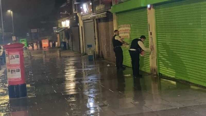The Met police officers removed the posters after locals became concerned it would lead to escalating tensions