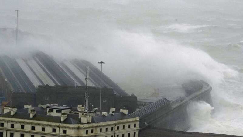 Storm Ciaran has whipped up huge waves off the south coast of England (Image: PA)