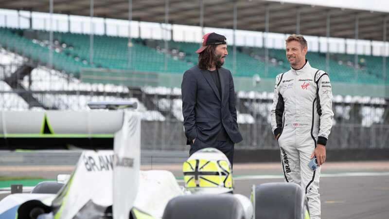 Keanu Reeves and Jenson Button in Disney