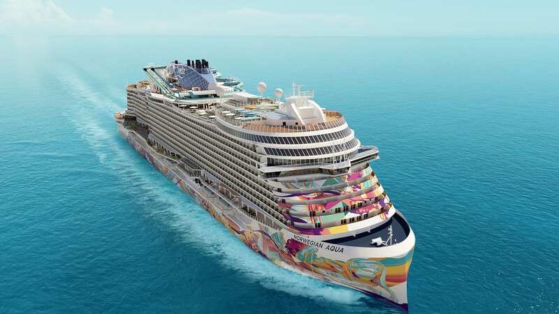 Huge new cruise ship launching in 2025 with hybrid rollercoaster and waterslide