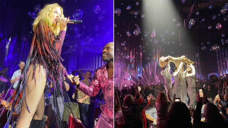 Kylie Minogue kicked off her Las Vegas residency last night (Image: Laura Armstrong)