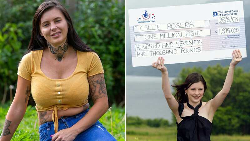 Callie Rogers won the lottery aged 16 (Image: Andy Commins/Daily Mirror)