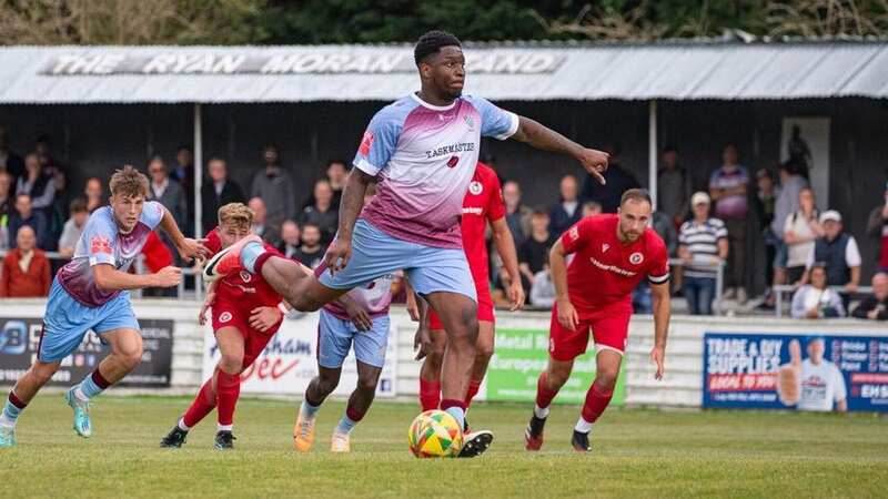 Ricardo German is hoping to inspire an FA Cup giant-killing for Chesham United (Image: Trevor Hyde/ Chesham United)