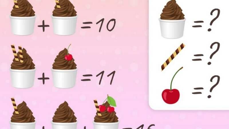 Can you figure this sweet maths puzzle out? (Full Image Below) (Image: Depositphotos.com)