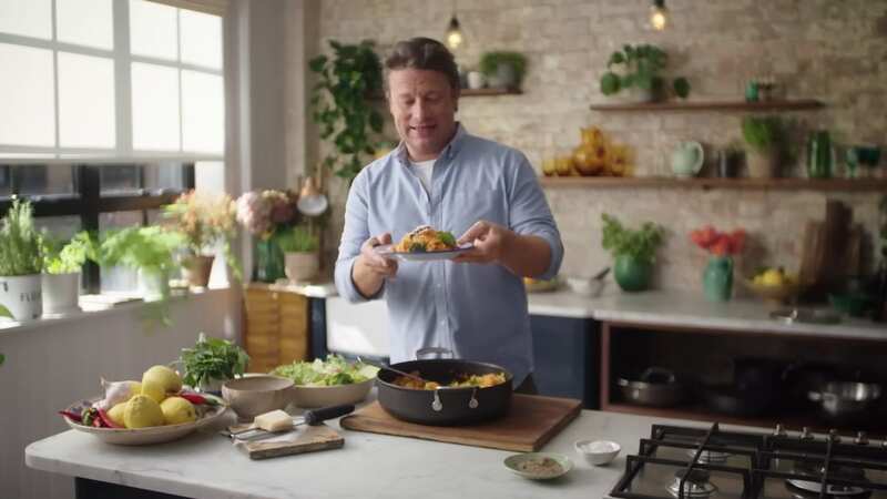 This pasta bake is unique and delicious. (Image: Jamie Oliver/Youtube)