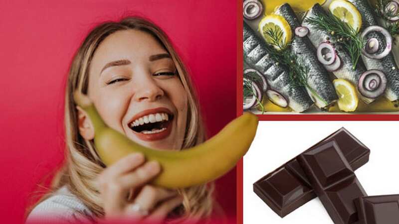 Some foods can actually boost our mood, including bananas, oily fish and dark chocolate. (Image: GettyImages)