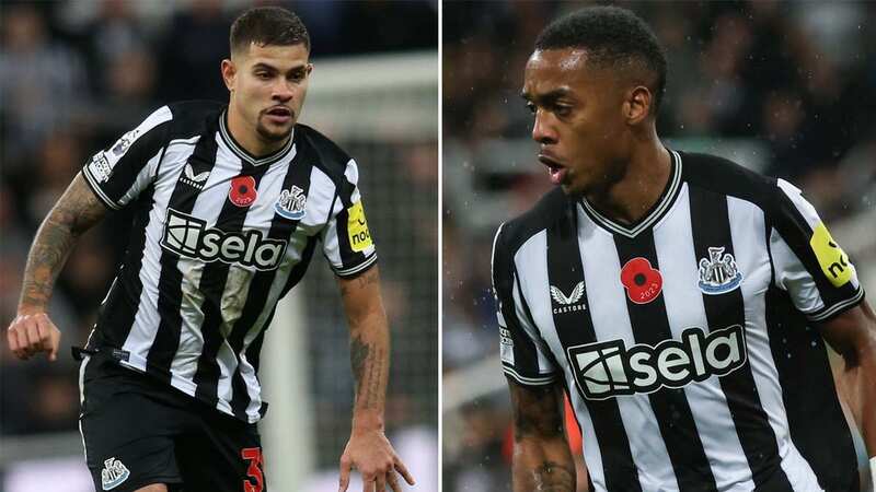 Willock and Guimaraes were targeted on social media