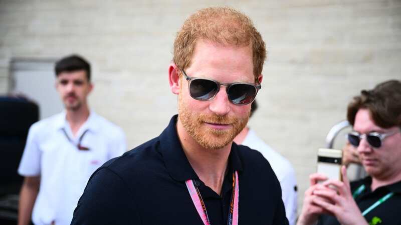 Prince Harry felt a strong connection with Friends character Chandler (Image: Formula 1 via Getty Images)