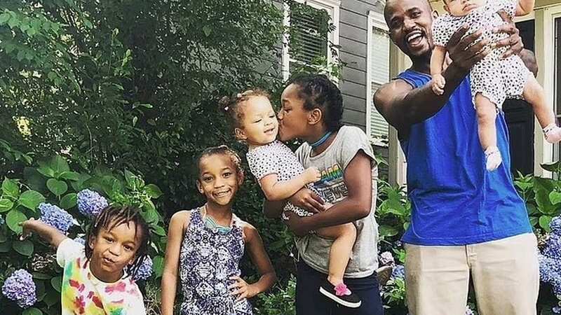 Taraja Ramsess, 41, was driving a pickup truck full of children when he collided with a parked tractor-trailer (Image: Facebook)