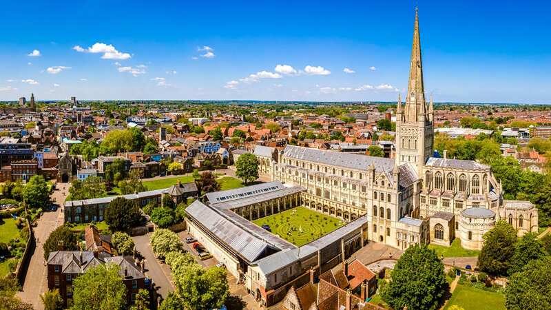 The first brick for Norwich Cathedral was laid in 1096 (Image: Getty Images/iStockphoto)