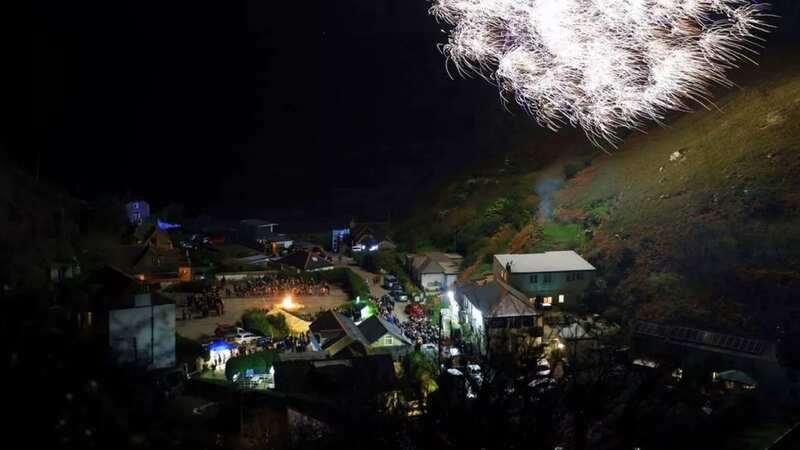 Bonfire Night celebrations in Cornwall