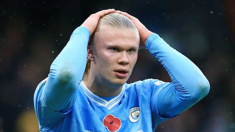 Erling Haaland suffered an injury against Bournemouth (Image: Matt West/REX/Shutterstock)