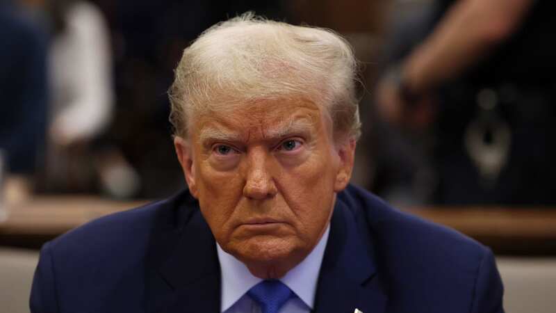 Former President Donald Trump sits in the courtroom during his civil fraud trial at New York State Supreme Court (Image: Getty Images)