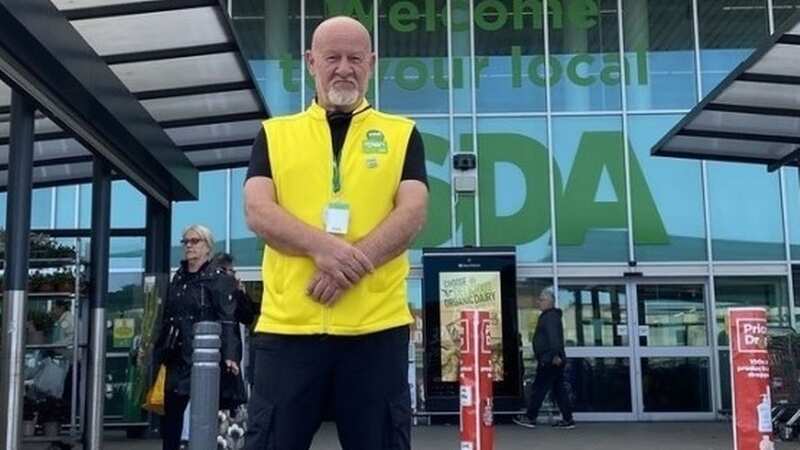 Terry Clark, 63, works at the Asda store in Ellesmere Port (Image: Asda)