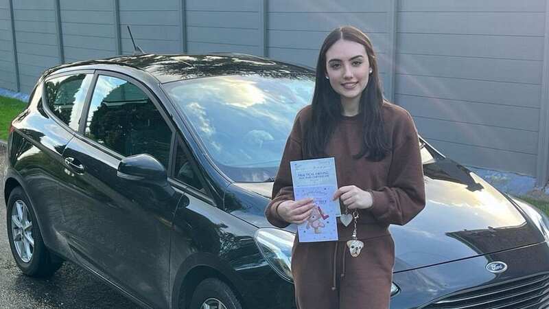 Emily passed her test with six minors (Image: Audrey Doyle / SWNS)