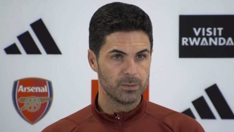 Mikel Arteta has hit back at criticism from Gary Neville (Image: Sky Sports)