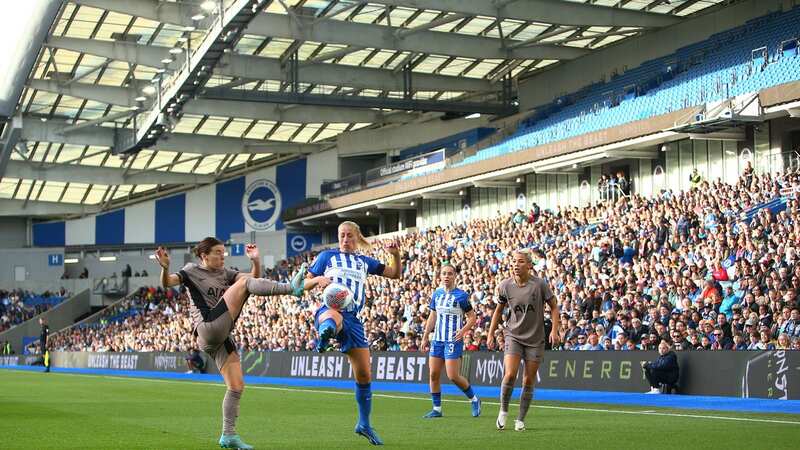 Brighton women have already played at the Amex this season, against Tottenham last month