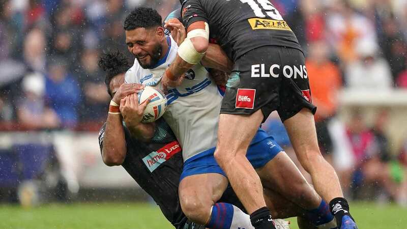 Kelepi Tanginoa in action for Wakefield against champions St Helens last season (Image: PA)
