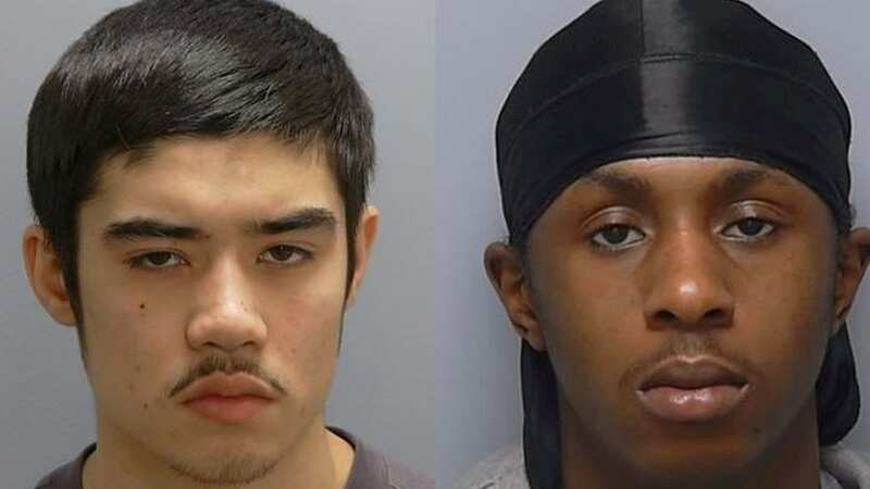 Harry Newey (left) and Emmanuel Kolapo-Ogundele (right) have been jailed for a total of five years and 11 months (Image: Hampshire Police / SWNS)