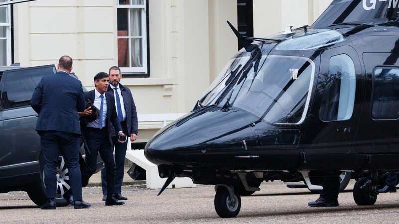 Rishi Sunak has used private helicopters and planes more than any other PM (Image: Jonathan Buckmaster)