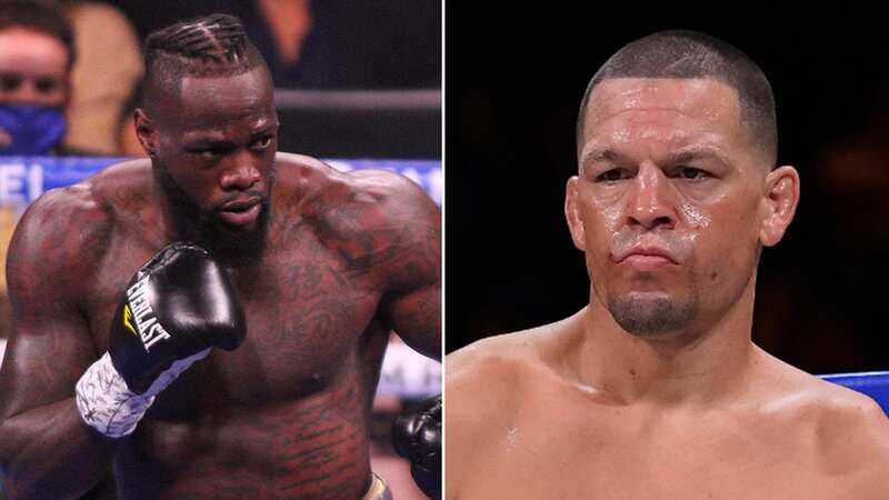 Nate Diaz welcomes Deontay Wilder cage fight after boxer states MMA interest