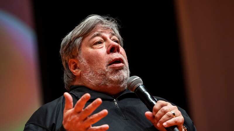 Apple co-founder Steve Wozniak speaks at the Novathon Conference in Budapest, Hungary, on Oct. 30, 2019 (Image: AP)