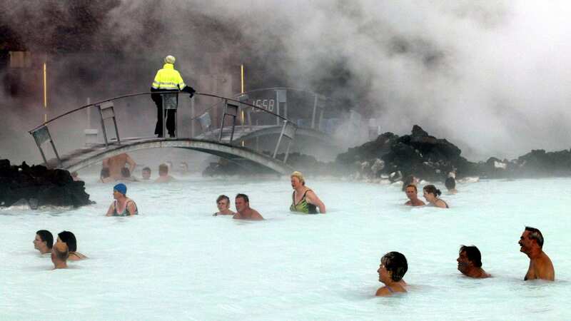 The Blue Lagoon has temporarily closed after a series of earthquakes (Image: AP)