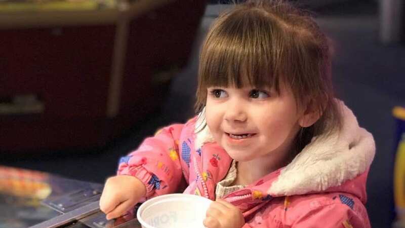 The three-year-old was thrown 20ft in the air (Image: PA)