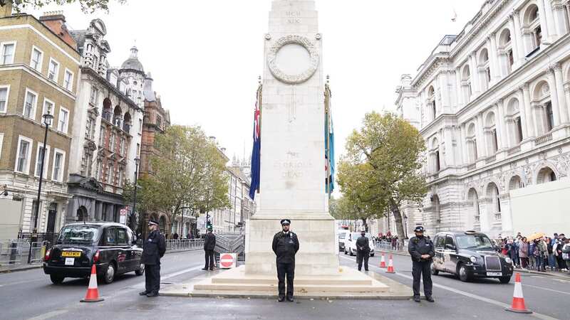 There are fears of clashes by the Cenotaph this weekend (Image: PA)