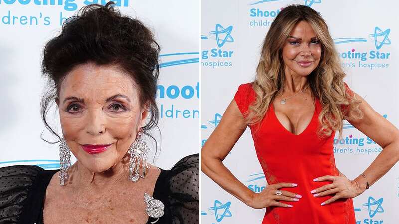 Joan Collins and Lizzie Cundy stun as they arrive at Shooting Star Ball (Image: PA)