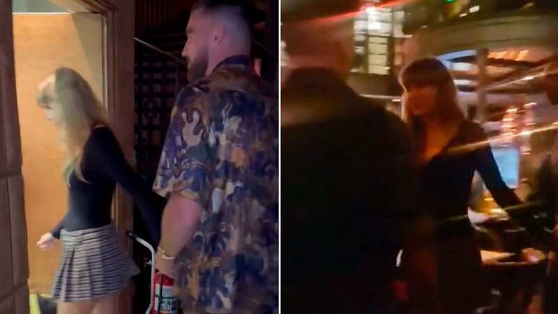 Taylor Swift and Travis Kelce were spotted together (Image: TikTok/ @travis_tayl0r)