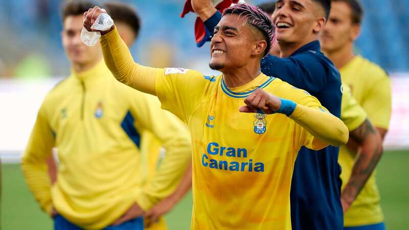 Julian Araujo is starring on loan at Las Palmas from Barcelona (Image: Gabriel Jimenez Lorenzo/Quality Sport Images/Getty Images)
