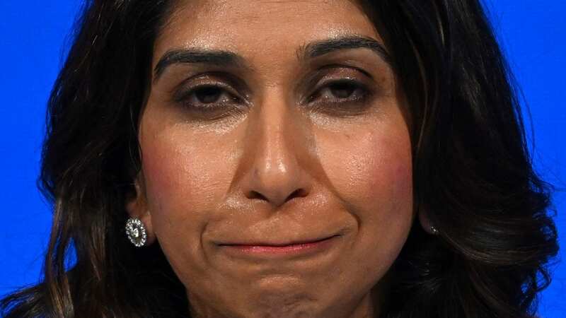 Many on X have called for Braverman to go after violence erupted in London (Image: AFP via Getty Images)
