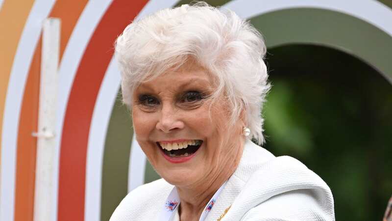 Despite her divorce, Angela Rippon says she is still good friends with her ex-husband (Image: Getty)