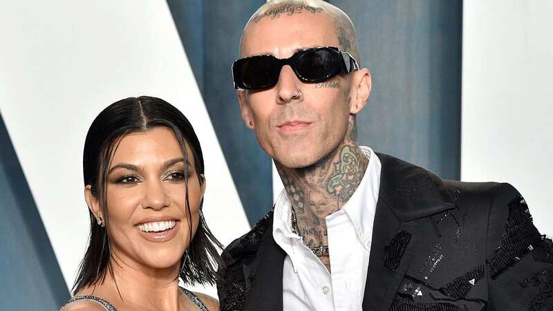 Blink-182 drummer Travis Barker even brought his drumsticks into the delivery room (Image: Instagram/KourtneyKardashian)