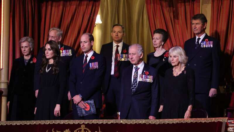 Prince William and Kate join King in display of unity at Remembrance service