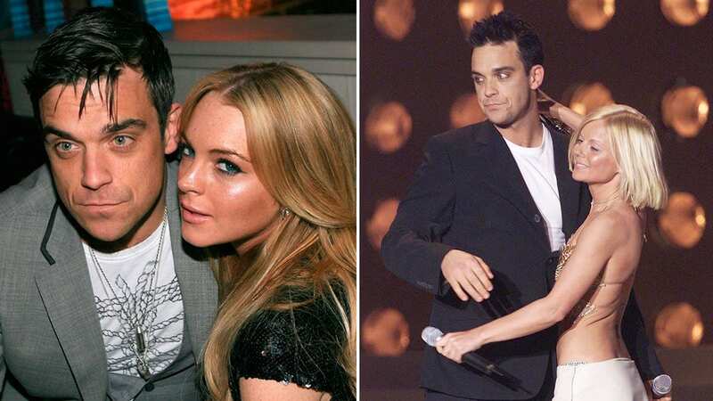 Robbie Williams has some very famous exes (Image: Getty)