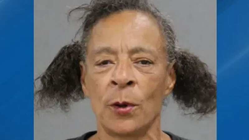 Faith Garrett, 56, reportedly shouted at the stranger before hitting him with the meat tenderizer (Image: Richmond County Police Department)