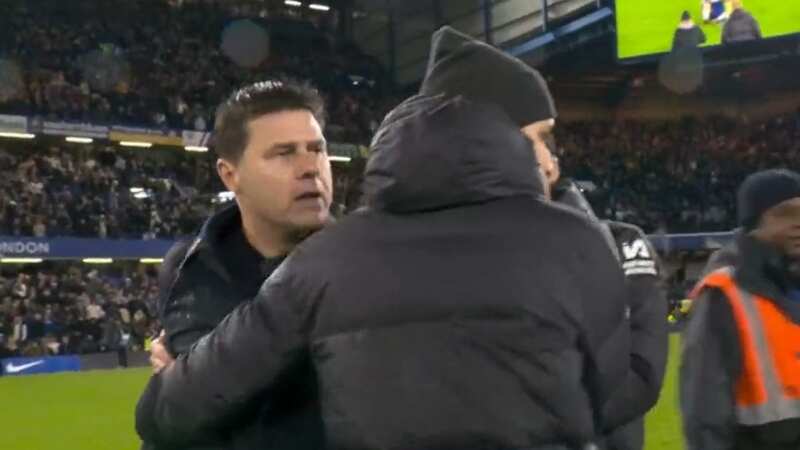 Furious Pochettino restrained by Chelsea staff as he screams at referee