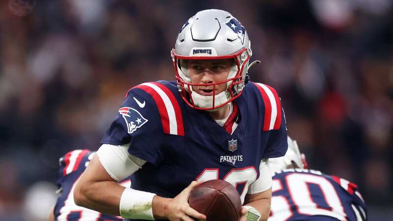 Mac Jones was benched by the New England Patriots during the fourth quarter against the Indianapolis Colts (Image: Alex Grimm/Getty Images)