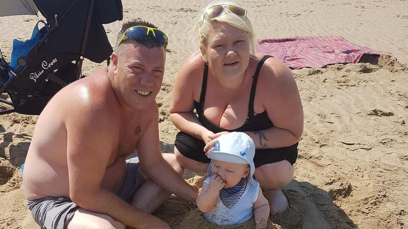 Vincent McDonagh is pictured with fiancée Demi and their son (Image: MEN MEDIA)
