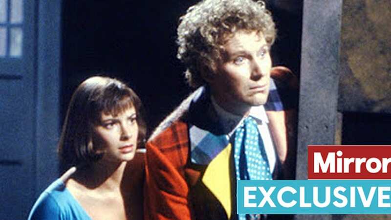 Colin Baker with Nicola Bryant in Doctor Who
