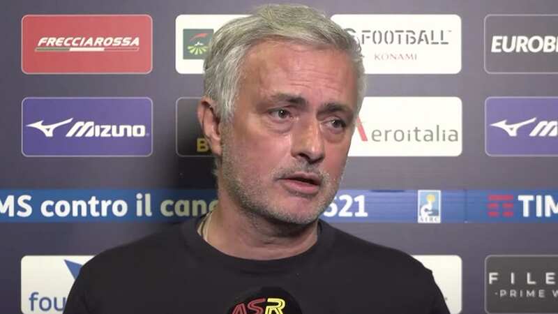 Jose Mourinho was not happy after Roma