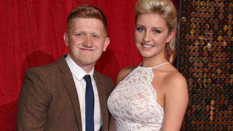 Sam Aston and Briony are to become parents again (Image: WireImage)