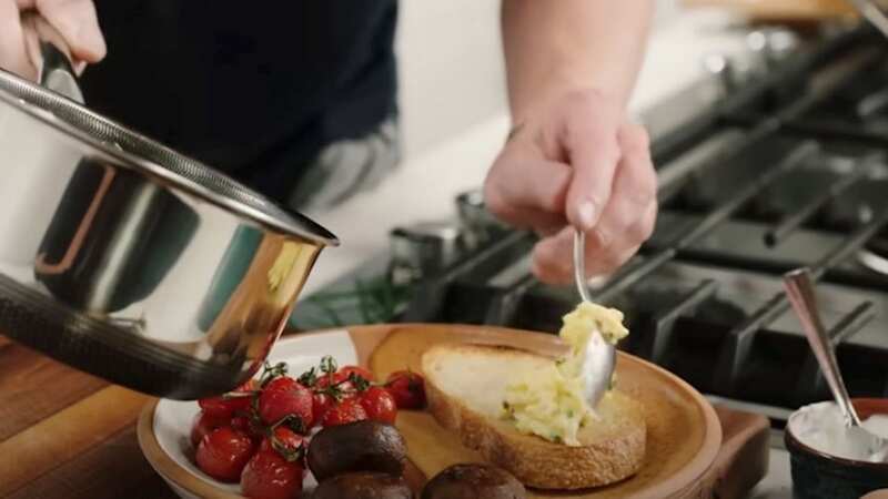 The eggs were widely praised (Image: HexClad Cookware)