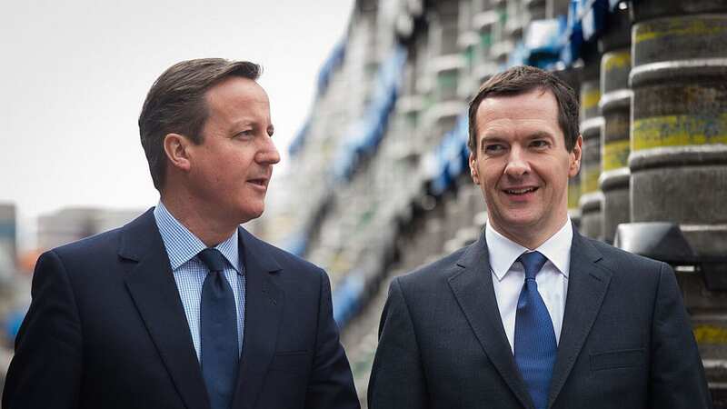 George Osborne hailed the return to frontline politics of his best mate David Cameron (Image: Getty Images)